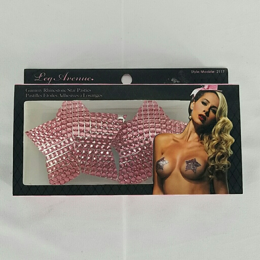COPY - Gummy Rhinestone Star Pasties